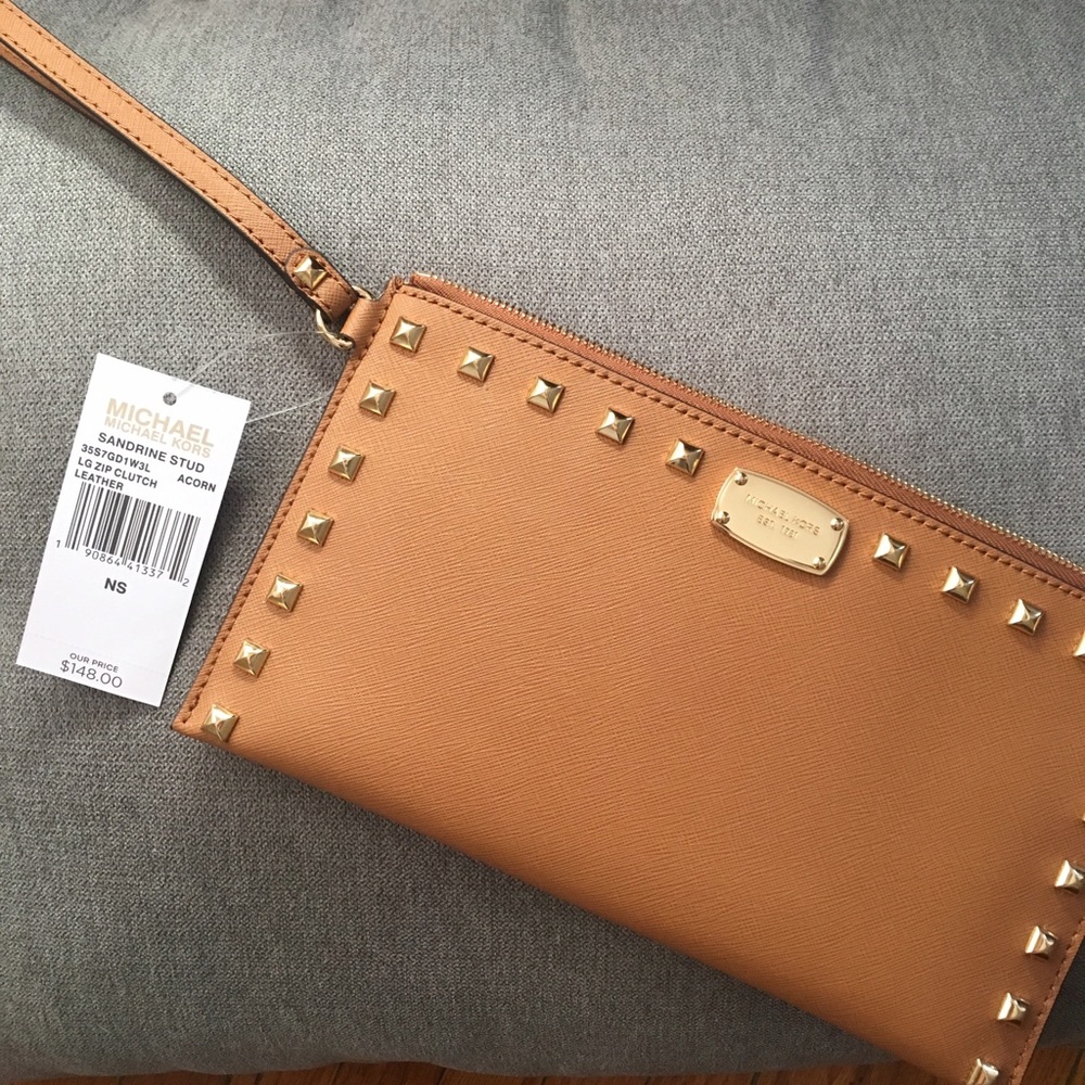 Michael Kors Sandrine Stud Clutch